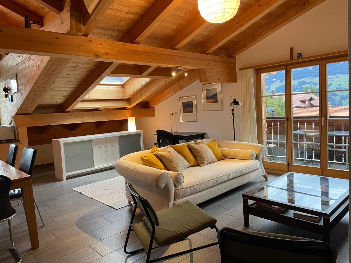 Apartmán Attic In The Alps Luzein Exteriér fotografie