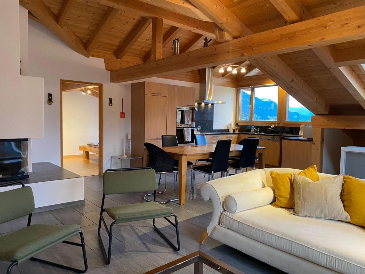 Apartmán Attic In The Alps Luzein Exteriér fotografie